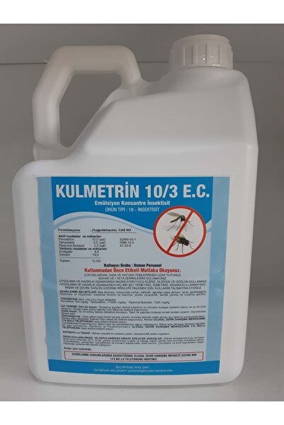 Kulsan İlaç Kulmetrin 10/3 EC Kokulu Haşere Öldürücü | 5 Litre
