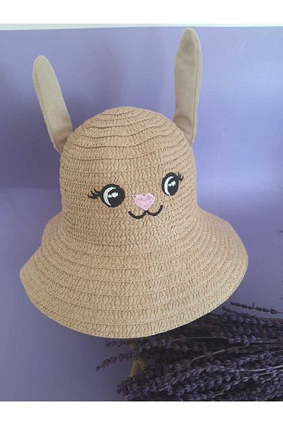 GlassySKY Straw Fabric Movable Children's Hat - With Sound