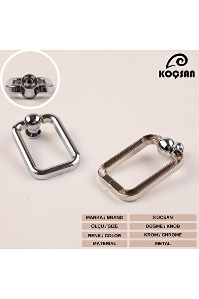 KOÇSAN Pendul dreptunghiular Mâner cromat Mobilier de bucătărie de lux Country Mâner sertar dulap