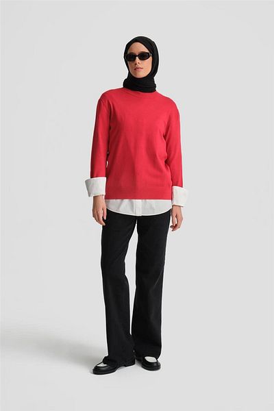 Armine Black Denim Trousers - 24Kd3411 Model