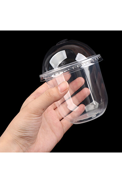 Choice 50pcs Disposable Mousse Cups Cake With Lid Clear Plastic Pudding Jelly Dessert Yogurt Party Favor...