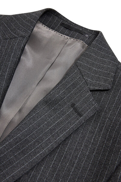 W Collection ANTRASİT DÜĞMELİ TAKIM ELBİSE