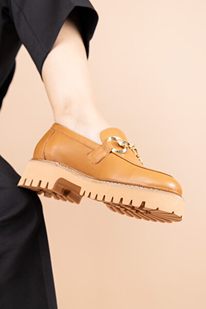 Getcho Дамски обувки Aspes от естествена кожа в кафяво