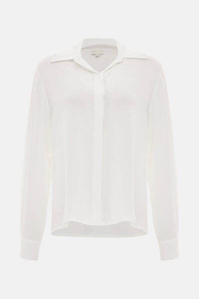 W Collection Ekru Long Sleeve Bluz