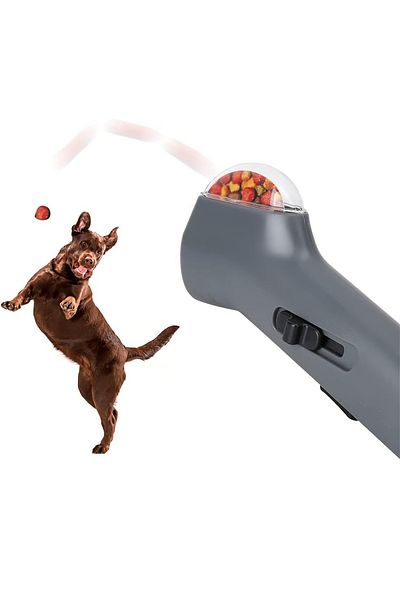 Soillium Cat and Dog Feeder Game with Automatic Chamber - Throwing and Moving Fun