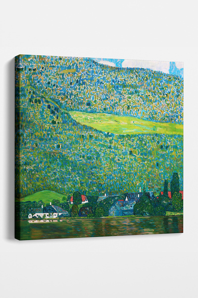 TabloShop Gustav Klimt - Attersee Gölü Kıyısında Litzlberg Tablosu