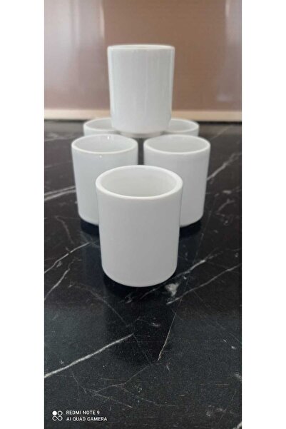 şahin porselen Borayris Kulpsuz Kahve Fincanı. Ölçüye Dikkat Üst Çap 53 Alt Ç...