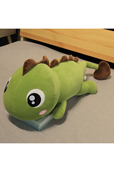 Choice ألعاب ديناصور قطيفة خضراء بطول 60 سم، حيوانات أنمي ناعمة محشوة، ديكور ...