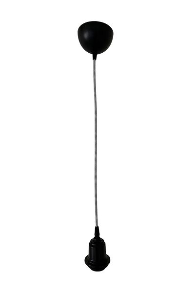 CONANA Tulip Pendant - Chandelier E27 Head Holder - Zigzag Fabric - 70cm Plastic Cable