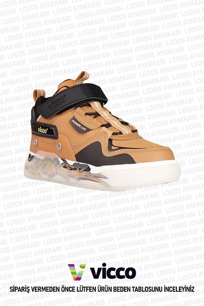 Vicco Martis Model Light Suede Boy's Orthopedic Camel Boots