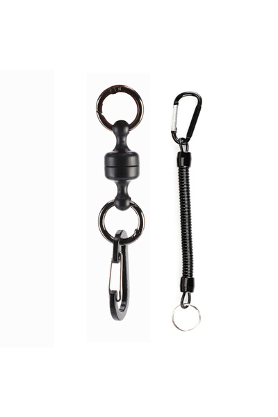 Choice حامل شبكة صيد محمول من الفولاذ، مزود بمشابك مغناطيسية قوية سريعة الفك،...