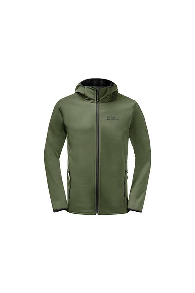 Jack Wolfskin Bornberg Hoody Men's Green Softshell Men's Softshell 1307471-4129