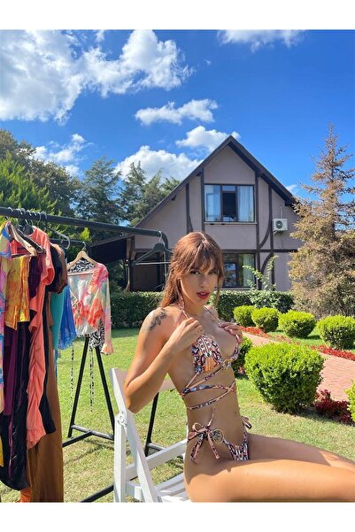 theanemos Charcoal Bikini Takımı