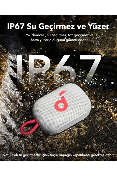 Anker Soundcore Select 4 Go Kablosuz Bluetooth Hoparlör - Kırmızı - A31x1