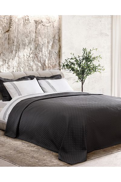 Madame Coco Anthracite Somme 7 Piece Double Dowry Set