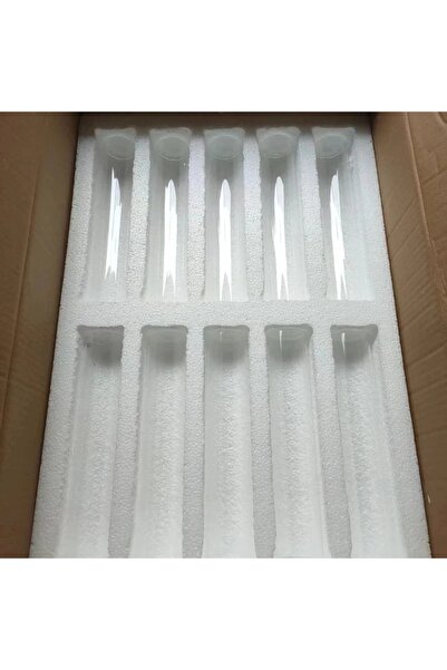 Choice أنبوب زجاجي 5 سم × 25 سم، 10 قطع/مجموعة، مستلزمات زفاف، حامل شموع على شكل طاولة نرد، زينة عالية الشفافية