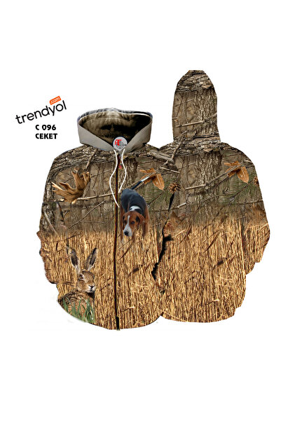 HT Outdoor Спеціальна зимова куртка на блискавці для мисливців.