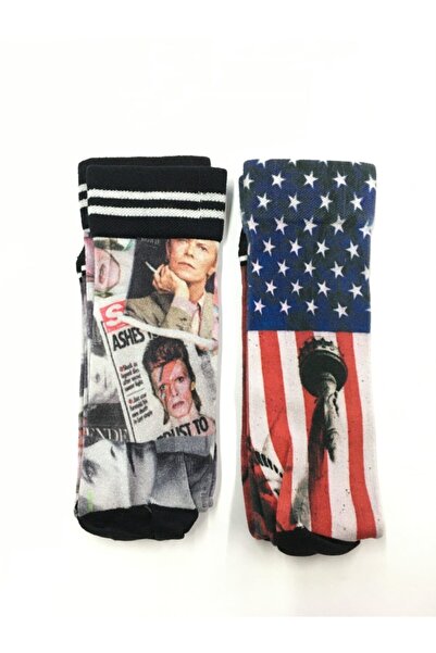 karantuhafiye Комплект от 2 чифта чорапи с дигитален печат