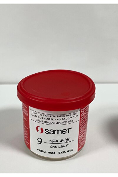 SAMET AÇIK MEŞE RENK MASİF KAPLAMA TAMİR MACUNU