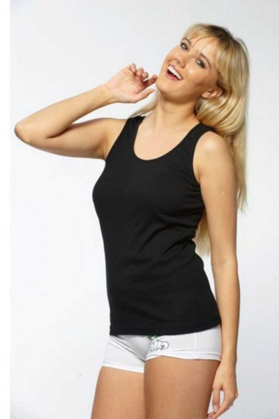 GÜMÜŞ 4066 Model Silver Women's Athlete - Black Pack of 6, Wide Strap