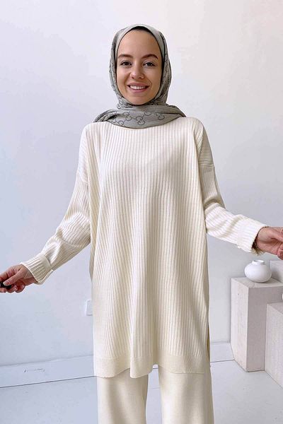 Ka Hijab Anje Hijab Knitwear Tunic - Stone