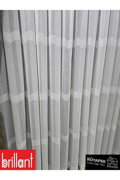 Brillant Rüyaper Italian Series Trend Product Tight Pleat Victorian Tulle Curtain Suitable for All Rooms