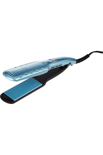 Remington مكواة فرد الشعر ريمينجتون RES7350 Wet 2 Straight ذات اللوحة العريضة S7350، باللون الأزرق