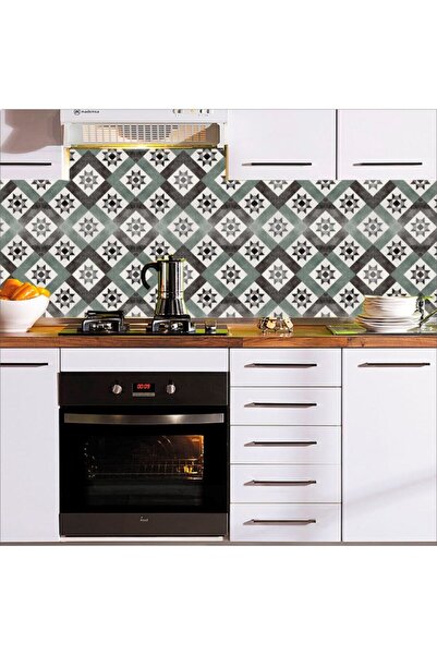 Bigaimaj Кухонна стільниця з самоклеючою фольгою з вінтажним візерунком 60 см x 100 см