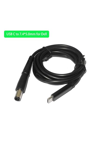 Choice كابل شحن USB C PD مقاس 7.4-5.0 مم (لأجهزة Dell) محول طاقة عالمي من النوع C إلى DC