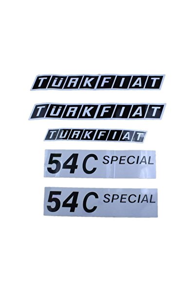 İthal FİAT 54C SPECİAL TRAKTÖR YAN YAZI TAKIMI