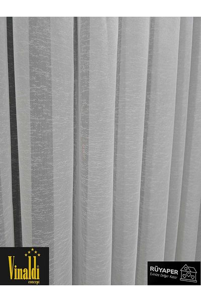 Vinaldi Rüyaper Latest Fashion Italian Series Close Pleat Crystal Tulle Curtain Suitable for Any Room