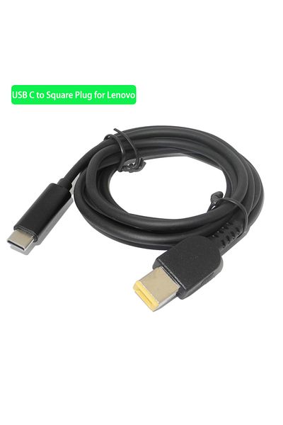 Choice كابل شحن USB C PD بمقبس مربع من النوع C إلى محول طاقة عالمي DC لجهاز Lenovo A