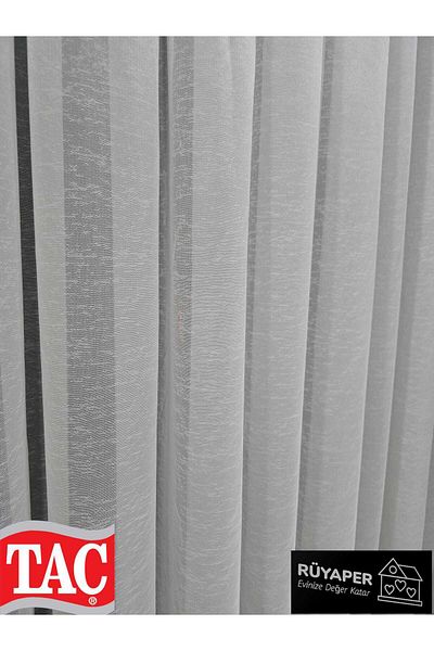 Taç Rüyaper New Season Seria italiană Perdeaua din tul de cristal cu pliuri frecvente, potrivită pentru orice cameră