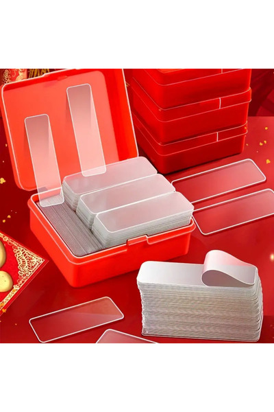 Genel Markalar 60 Adet Çok Fonksiyonlu Çift Taraflı Bant, Su Geçirmez & Çıkar...