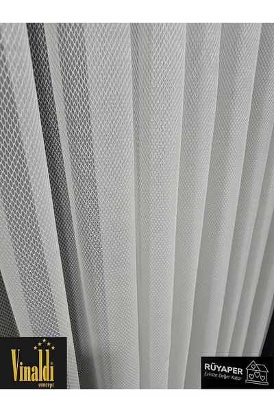 Vinaldi Rüyaper Latest Fashion Italian Series Tight Pleat Velassa Tulle Curtain Suitable for All Rooms