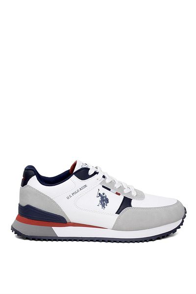 U.S. Polo Assn. Πόλο Ασν. 101816094 - Ανδρικό λευκό κλασικό αθλητικό παπούτσια 4F Trace 4PR