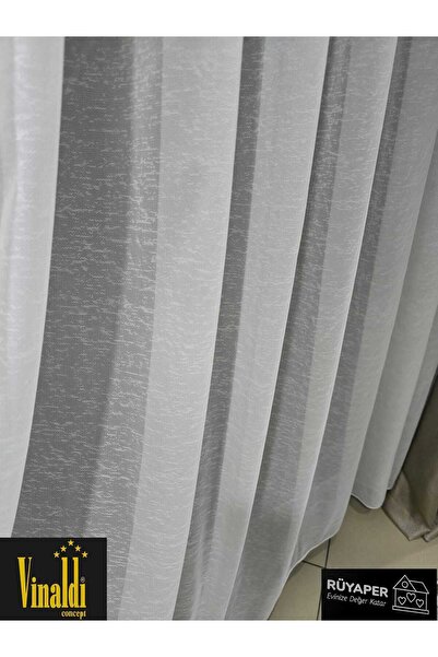 Vinaldi Rüyaper Latest Fashion Italian Series Close Pleat Crystal Tulle Curtain Suitable for Any Room