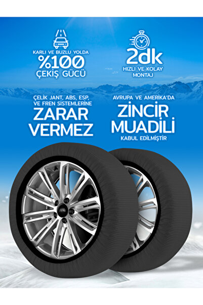 Matte Kar Çorabı Extra-Pro Series 205/55 R16 Lastik Uyumlu-Medium