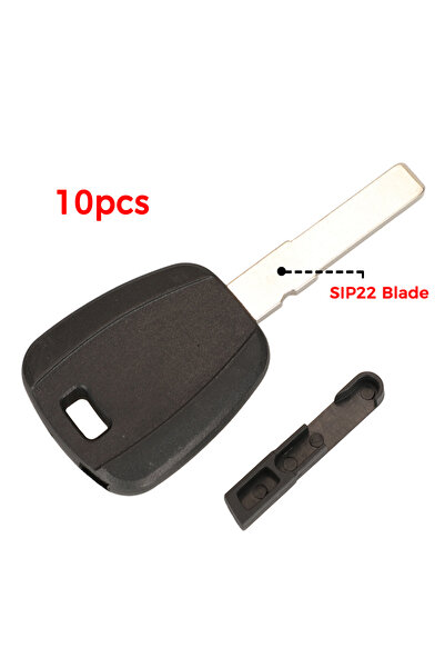 Choice جينغيوكين، 10 قطع، غطاء مفتاح سيارة فيات أسود فارغ، 500 دوكاتو، جهاز إ...