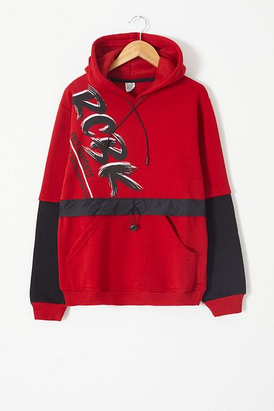 Cansın Mini Boy's Hooded Sweatshirt with Red Written Chardon 17251