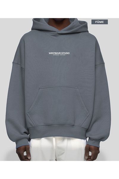 SELF CONTROL 3 Threads Thick Fabric Charted Flower Studio Printed Sweatshirt