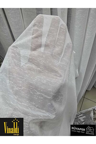 Vinaldi Rüyaper Latest Fashion Italian Series Close Pleat Crystal Tulle Curtain Suitable for Any Room