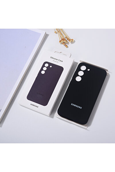 Choice For S23 Black New Samsung Galaxy S24 Ultra S23 S22 Case Liquid Silicone Phone Cover S24Ultra S23Ultr