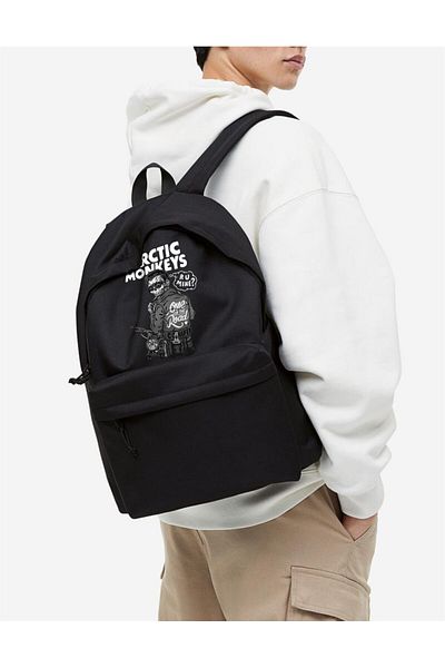 Aesthia Mingalondon Arctic Monkeys Printed Unisex Backpack
