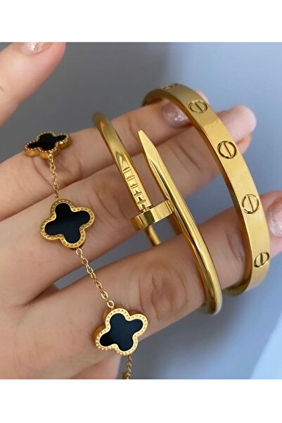 VELİT VOLA طقم سوار نسائي مكون من 3 قطع من الفولاذ