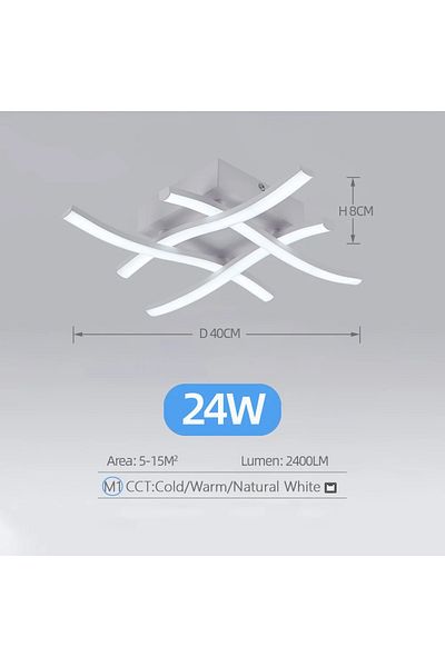 Choice White Modern Living Room Light Restaurant 3-color Variable Light Bedroom Balcony Led Ceiling Light
