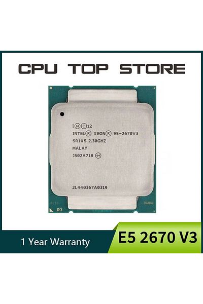 Choice Intel Xeon E5 2670 V3 2.3GHz 12-Core 120W LGA 2011-3 SR1XS 2670V3 processor