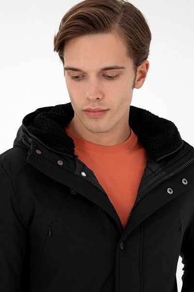 U.S. Polo Assn. Men's Black Coat 50291081 -Vr046