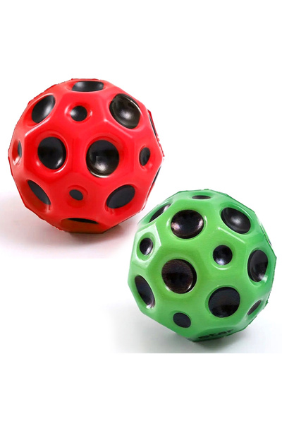 Choice 2 adet Extreme High Zıplayan Top Pop Hopper Zıplayan Renkli 6.3cm Ay S...