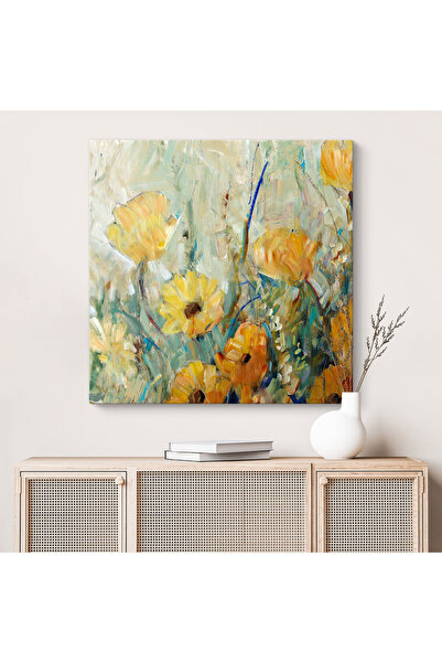 TabloShop Sarı Çiçek Buketi Tablosu